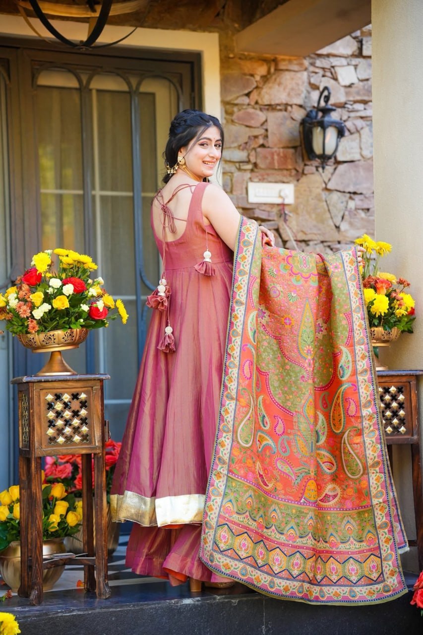 Festive Wear Mehendi Green Kurti Sharara Set with Designer Dupatta